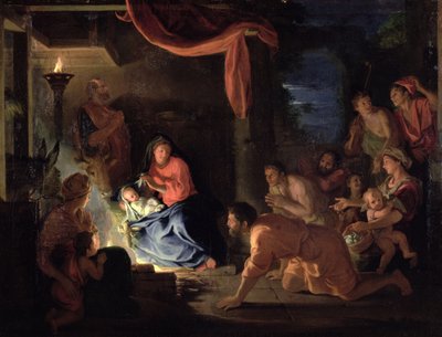 Adoración de los pastores, 1689 de Charles Le Brun